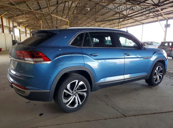 1V2NE2CA1LC208560 2020 VOLKSWAGEN ATLAS Blue Tył prawy