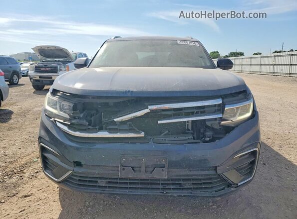 1V2NE2CA6MC201265 2021 VOLKSWAGEN ATLAS Blue Front view