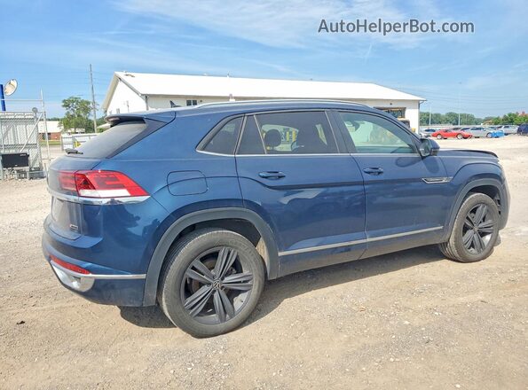 1V2NE2CA6MC201265 2021 VOLKSWAGEN ATLAS Blue Rear right