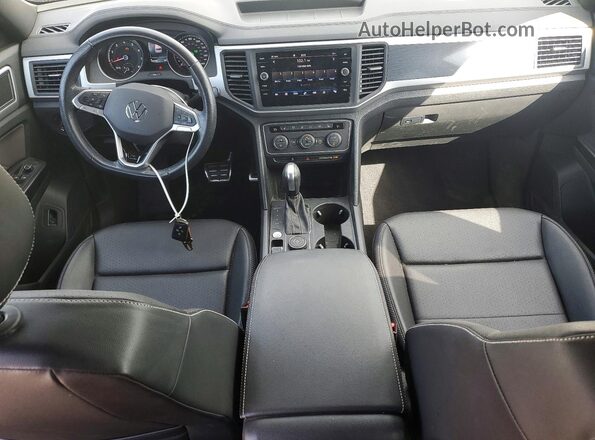 1V2NE2CA6MC201265 2021 VOLKSWAGEN ATLAS Blue Dashboard view