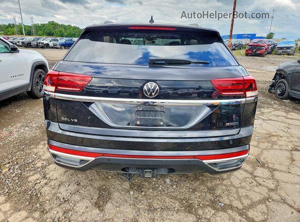 1V2NE2CA8LC216350 2020 VOLKSWAGEN ATLAS Black Вид ззаду