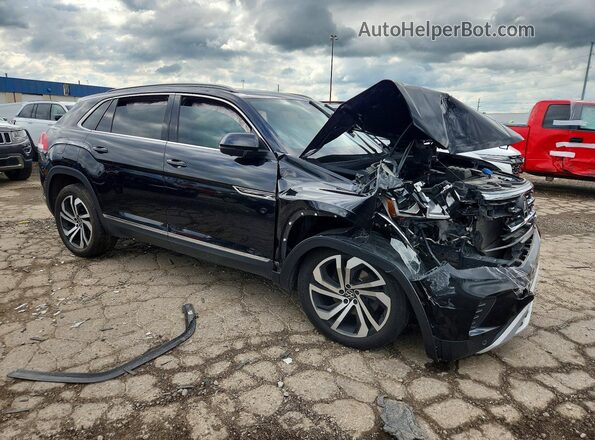 1V2NE2CA8LC216350 2020 VOLKSWAGEN ATLAS Black Передня права чверть