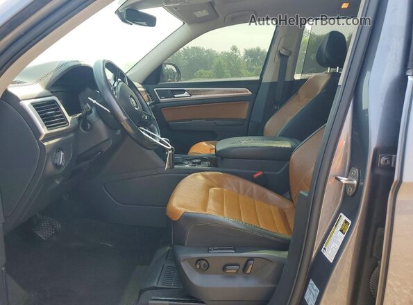 1V2NR2CA1KC509347 2019 VOLKSWAGEN ATLAS Gray წინა სალონის ხედი