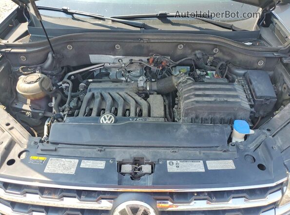 1V2NR2CA1KC509347 2019 VOLKSWAGEN ATLAS Gray ძრავის განყოფილების ხედი