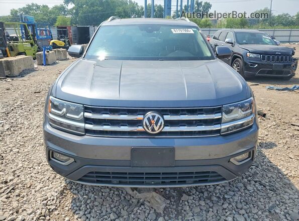 1V2NR2CA1KC509347 2019 VOLKSWAGEN ATLAS Gray წინა ხედი