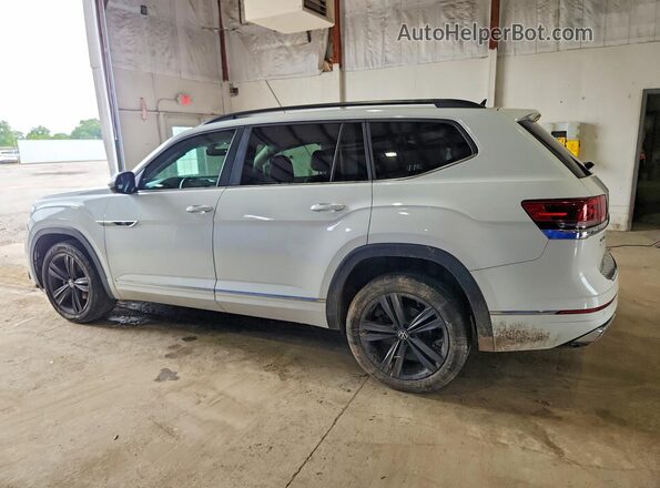1V2NR2CA1MC583399 2021 VOLKSWAGEN ATLAS White Հետևի ձախ