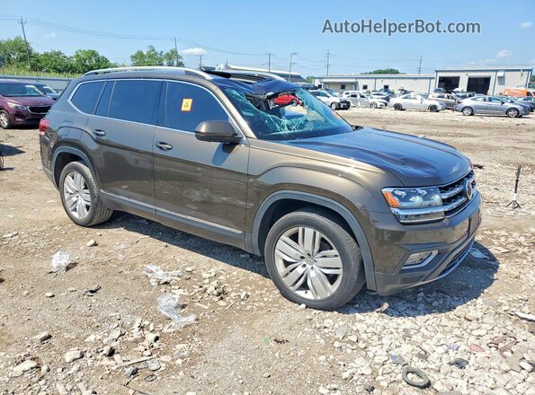 1V2NR2CA3KC563362 2019 VOLKSWAGEN ATLAS Brown Przód prawy