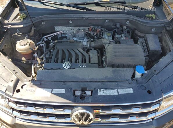 1V2NR2CA3KC563362 2019 VOLKSWAGEN ATLAS Brown Widok komory silnika