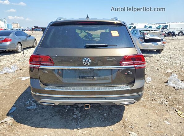 1V2NR2CA3KC563362 2019 VOLKSWAGEN ATLAS Brown Widok z tyłu