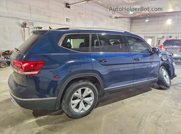 1V2NR2CA7JC533408 2018 VOLKSWAGEN ATLAS Blue Tył prawy