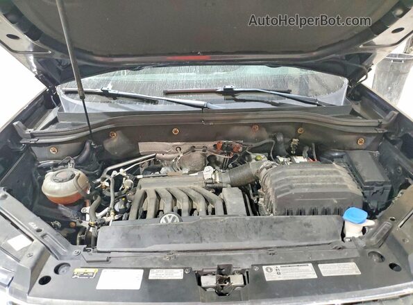 1V2NR2CA7JC576355 2018 VOLKSWAGEN ATLAS Black Vista del compartimento del motor