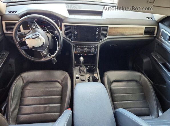 1V2NR2CA7KC620193 2019 VOLKSWAGEN ATLAS Blue Вид панелі приладів