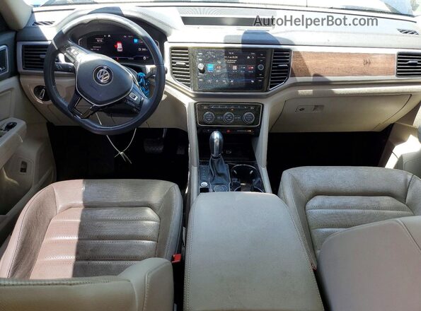 1V2NR2CAXKC605364 2019 VOLKSWAGEN ATLAS Blue Widok deski rozdzielczej