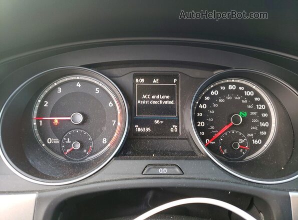 1V2PR2CA3JC584350 2018 VOLKSWAGEN ATLAS White Вид щитка приладів