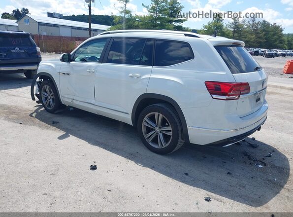 1V2PR2CA5JC592174 2018 VOLKSWAGEN ATLAS White Задня ліва чверть