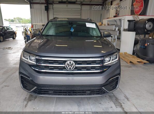 1V2PR2CA7MC584176 2021 VOLKSWAGEN ATLAS Gray Instrument cluster view