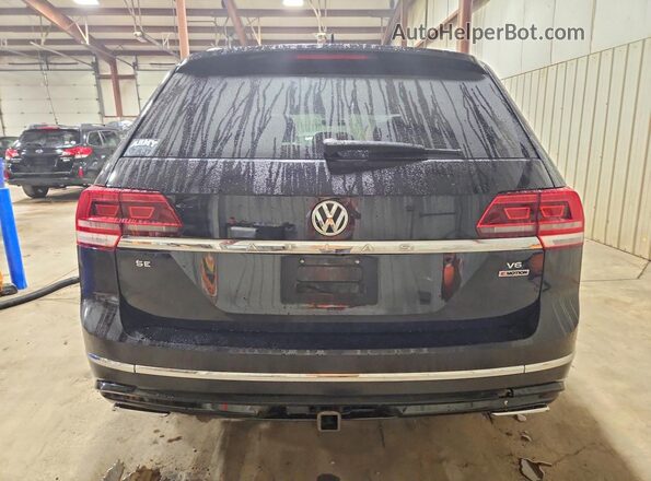 1V2PR2CA8JC537489 2018 VOLKSWAGEN ATLAS Black Հետևի տեսք