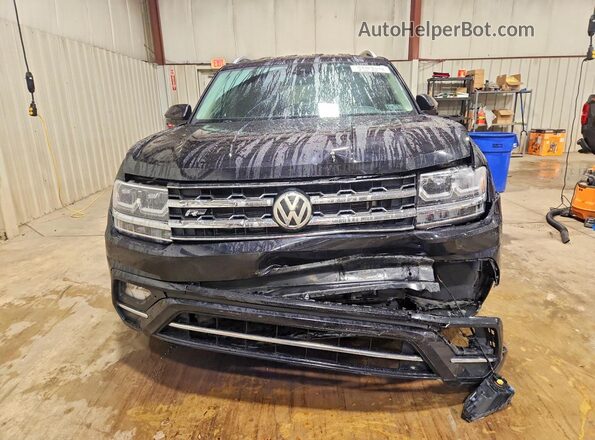 1V2PR2CA8JC537489 2018 VOLKSWAGEN ATLAS Black Դիմացի տեսք