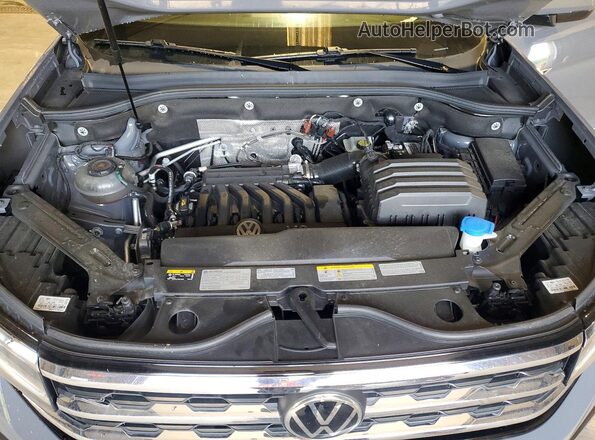 1V2RE2CA0MC236725 2021 VOLKSWAGEN ATLAS Gray Vista del compartimento del motor