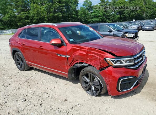 1V2RE2CA2MC212801 2021 VOLKSWAGEN ATLAS Red წინა მარჯვენა