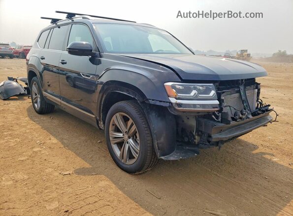 1V2RR2CA0JC567529 2018 VOLKSWAGEN ATLAS Black Przód prawy