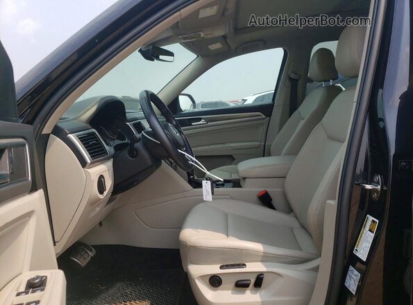 1V2RR2CA0JC567529 2018 VOLKSWAGEN ATLAS Black Widok wnętrza z przodu