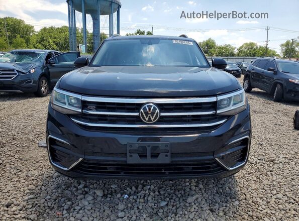 1V2RR2CA0MC531618 2021 VOLKSWAGEN ATLAS Black Вид спереду