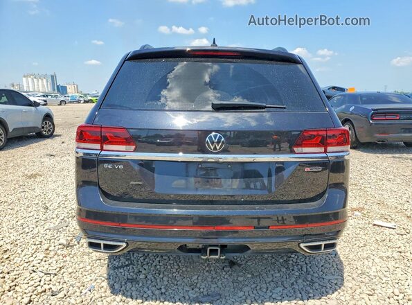1V2RR2CA0MC531618 2021 VOLKSWAGEN ATLAS Black Вид ззаду