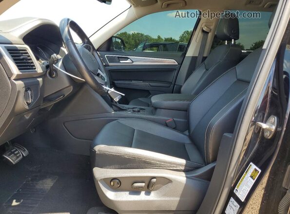 1V2RR2CA0MC531618 2021 VOLKSWAGEN ATLAS Black Вид салону спереду