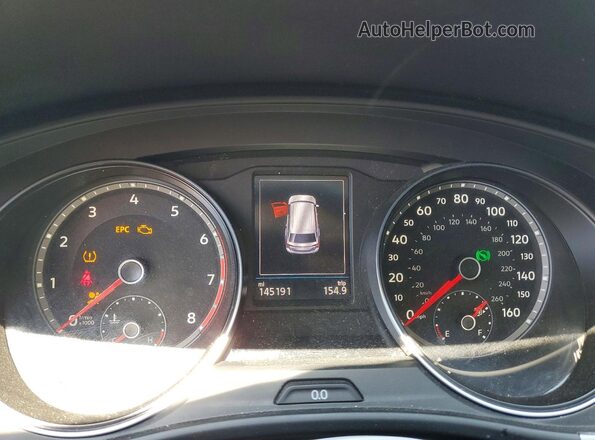 1V2RR2CA0MC531618 2021 VOLKSWAGEN ATLAS Black Вид щитка приладів
