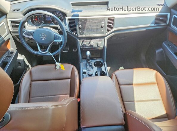 1V2RR2CA0MC599708 2021 VOLKSWAGEN ATLAS Gray Вид панелі приладів