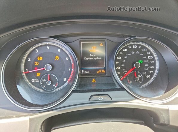 1V2RR2CA0MC599708 2021 VOLKSWAGEN ATLAS Gray Вид щитка приладів