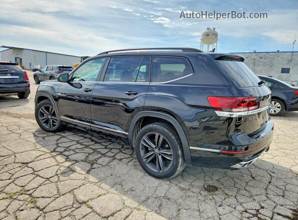 1V2RR2CA2MC525044 2021 VOLKSWAGEN ATLAS Black Задня ліва чверть