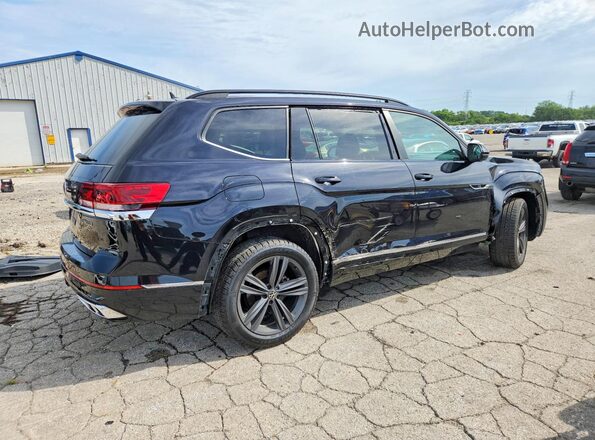 1V2RR2CA2MC525044 2021 VOLKSWAGEN ATLAS Black Задня права чверть