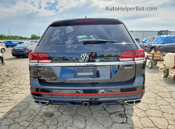 1V2RR2CA2MC525044 2021 VOLKSWAGEN ATLAS Black Вид ззаду