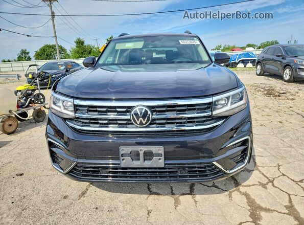 1V2RR2CA2MC525044 2021 VOLKSWAGEN ATLAS Black Вид спереду