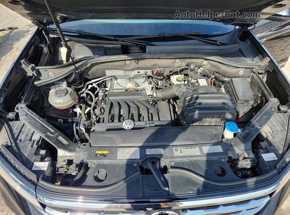 1V2RR2CA2MC525044 2021 VOLKSWAGEN ATLAS Black Вид підкапотного простору