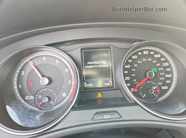1V2RR2CA2MC525044 2021 VOLKSWAGEN ATLAS Black Вид щитка приладів