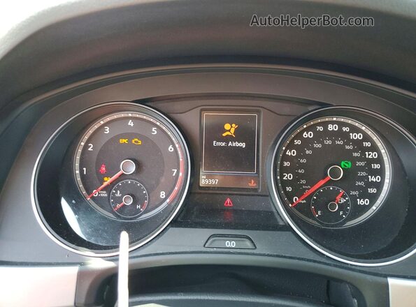 1V2RR2CA2MC550610 2021 VOLKSWAGEN ATLAS White Вид щитка приладів