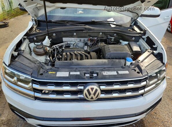 1V2RR2CA4KC594721 2019 VOLKSWAGEN ATLAS White Engine compartment view