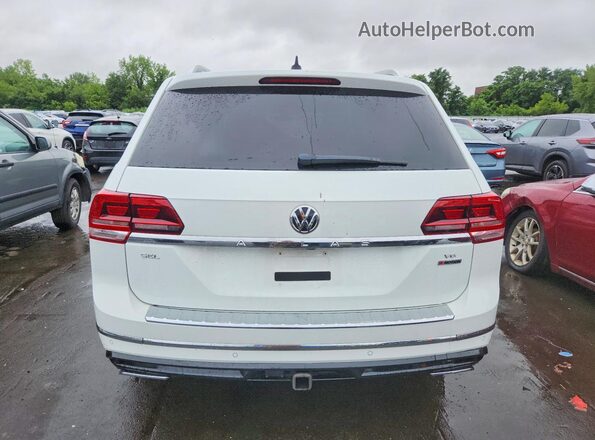 1V2RR2CA7JC566944 2018 VOLKSWAGEN ATLAS Белый Вид сзади