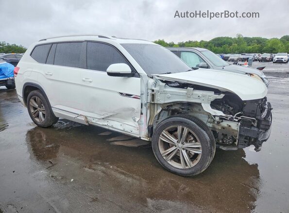 1V2RR2CA7JC566944 2018 VOLKSWAGEN ATLAS Белый Передняя правая четверть