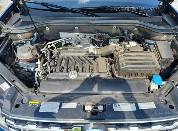 1V2RR2CAXKC610422 2019 VOLKSWAGEN ATLAS Blue Вид підкапотного простору