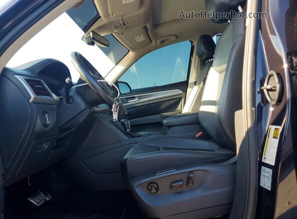 1V2SR2CA1KC590949 2019 VOLKSWAGEN ATLAS Black წინა სალონის ხედი
