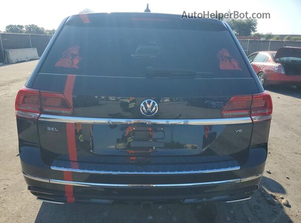 1V2SR2CA1KC590949 2019 VOLKSWAGEN ATLAS Black უკანა ხედი