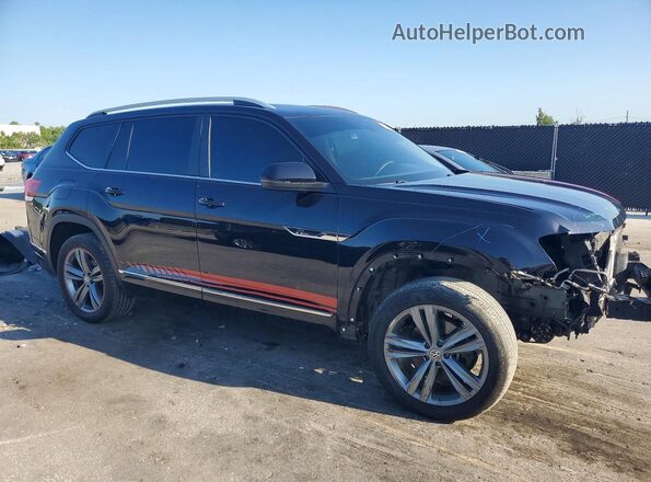 1V2SR2CA1KC590949 2019 VOLKSWAGEN ATLAS Black წინა მარჯვენა