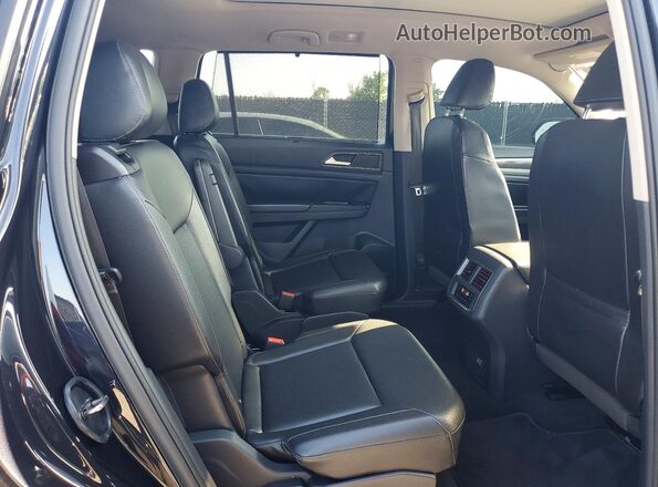 1V2SR2CA1KC590949 2019 VOLKSWAGEN ATLAS Black უკანა სალონის ხედი
