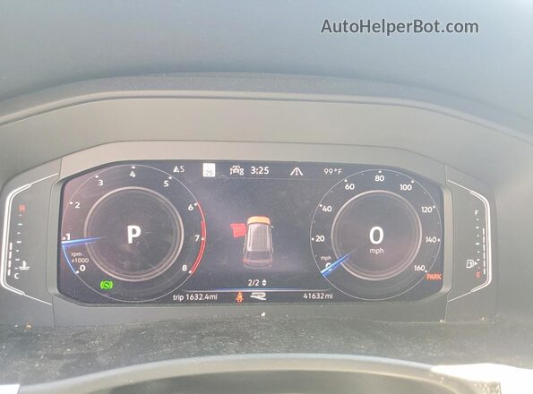 1V2SR2CA4PC503651 2023 VOLKSWAGEN ATLAS Black ხელსაწყოთა პანელის ხედი