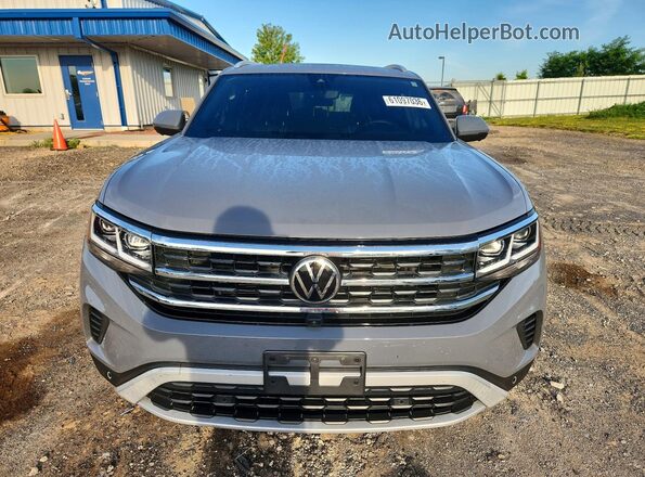 1V2TE2CA1MC203304 2021 VOLKSWAGEN ATLAS Gray Vista frontal