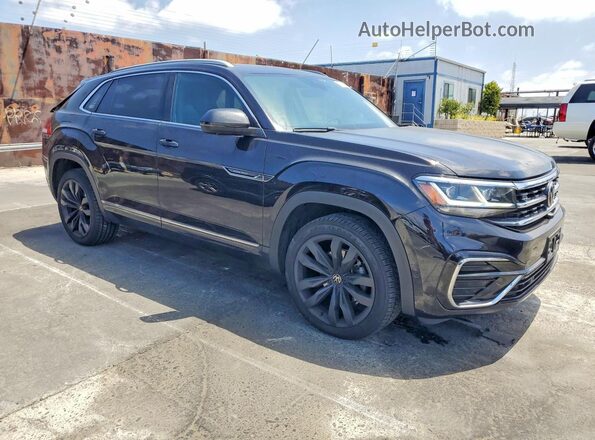 1V2TE2CA6LC221585 2020 VOLKSWAGEN ATLAS Черный Передняя правая четверть